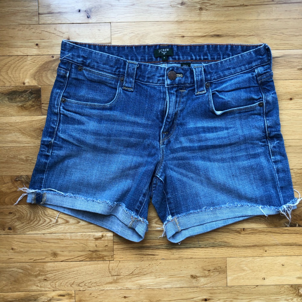 EUC! J.Crew Medium Wash Denim Shorts